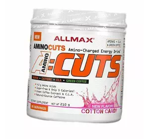 Жиросжигатель с Аминокислотами, Aminocuts, Allmax Nutrition  210г Сахарная вата (02134013)