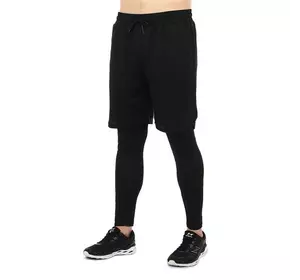 Компрессионные штаны тайтсы с шортами 101330 Domino  XL Черный (06507084)
