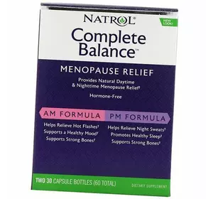 Менопауза полный комплекс, Complete Balance Menopause Relief, Natrol  60капс (36358048)