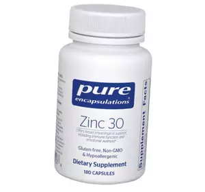 Цинк Пиколинат, Zinc 30, Pure Encapsulations  180капс (36361057)