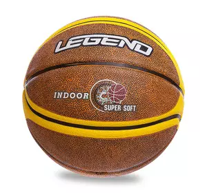 Мяч баскетбольный резиновый BA-1912 Legend  №7 Коричневый (57430041)