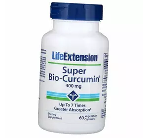 Куркумин, Super Bio-Curcumin 400, Life Extension  60вегкапс (71346009)