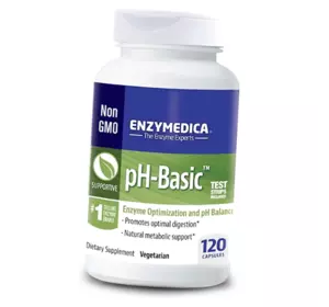 Ферменты для поддержания оптимального уровня pH, pH-Basic, Enzymedica  120капс (69466018)