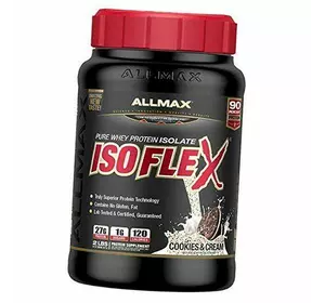 Чистый изолят сывороточного протеина, Isoflex, Allmax Nutrition  907г Печенье-крем (29134005)