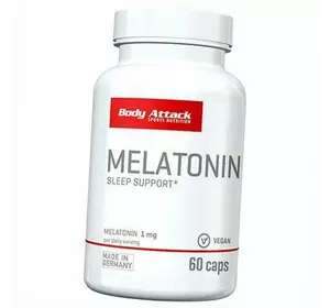 Мелатонин, Melatonin, Body Attack  60капс (72251002)