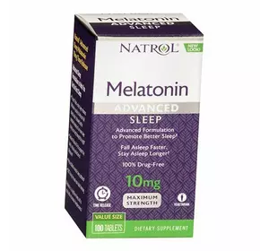 Мелатонин медленного высвобождения, Melatonin Advanced Sleep, Natrol  100таб (72358034)