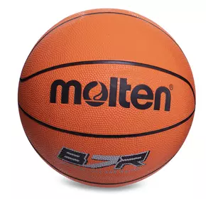 Мяч баскетбольный резиновый B7R Molten  №7 Оранжевый (57483068)