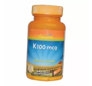 Витамин К, Vitamin K 100 , Thompson  30капс (36412014)