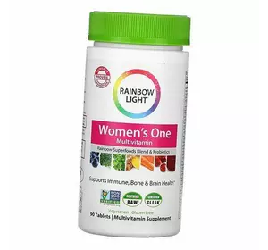 Мультивитамины для женщин, Women's One, Rainbow Light  90таб (36316005)