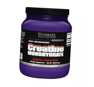 Креатин Моногидрат микронизированный, Creatine Monohydrate Powder, Ultimate Nutrition  1000г (31090003)