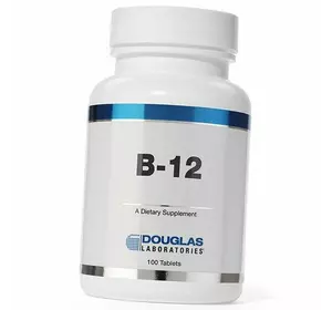 Витамин В12, Цианокобаламин, Vitamin B-12 500, Douglas Laboratories  100таб (36414044)