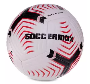 Мяч футбольный Hybrid Fifa FB-3114 Soccermax  №5 Бело-черно-бордовый (57569002)