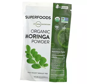 Органический порошок моринги, Organic Moringa Powder, MRM  240г (71122003)