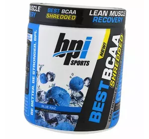 BCAA для мышечной массы и похудения, Best BCAA Shredded, BPI Sports  275г Синяя малина (28082004)