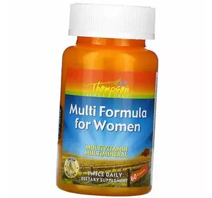 Комплекс витаминов для женщин, Multi Formula For Women, Thompson  60капс (36412024)