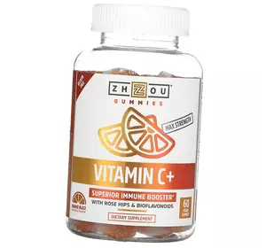 Иммунный комплекс, Vitamin C +, Zhou Nutrition  60таб Апельсин (36501004)