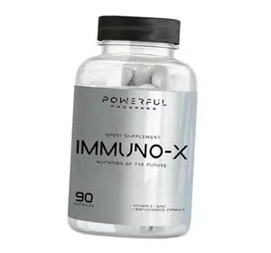 Витамин С с Цинком для иммунитета, Immuno-X, Powerful Progress  90капс (36401005)