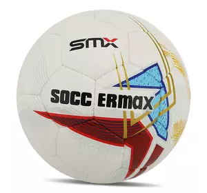 Мяч футбольный профессиональный Hybrid FB-4190 Soccermax  №5 Бело-красный (57569019)