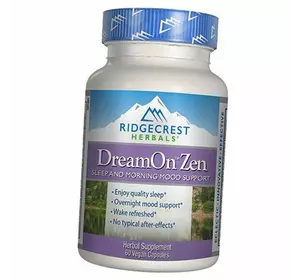 Природный Комплекс для здорового сна, DreamOn Zen, Ridgecrest Herbals  60вегкапс (71390012)