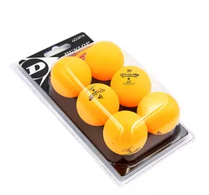 Набор мячей для настольного тенниса Club Champ MT-679175 Dunlop   Оранжевый 6шт (60518018)