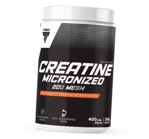 Креатин Моногидрат, Creatine Micronized 200 mesh, Trec Nutrition  400капс (31101006)