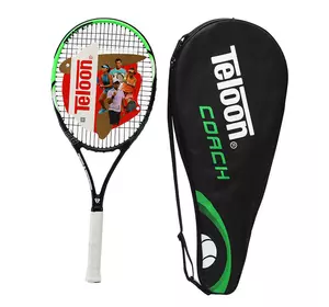 Ракетка для большого тенниса Coach Teloon   Черно-зеленый (60496024)