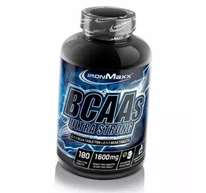 BCAA в таблетках, BCAAs Ultra Strong, IronMaxx  180таб (28083006)