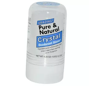 Чистый и натуральный дезодорант, Pure & Natural Crystal Deodorant Stone, Thai Deodorant Stone  120г Без запаха (43607001)