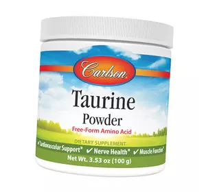 Таурин в порошке, Taurine Powder, Carlson Labs  100г Без вкуса (27353009)