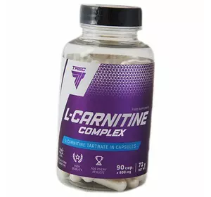 Л Карнитин с Хромом, L-Carnitine Complex, Trec Nutrition  90капс (02101013)