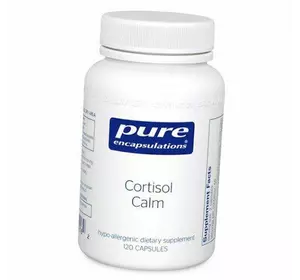Поддержка здорового уровня кортизола, Cortisol Calm, Pure Encapsulations  120вегкапс (71361010)