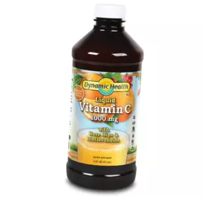 Жидкий Витамин С, Liquid Vitamin C, Dynamic Health  473мл Апельсин (36504001)