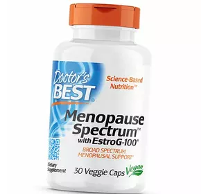 Помощь При Менопаузе, EstroG-100, Menopause Spectrum, Doctor's Best  30вегкапс (71327016)