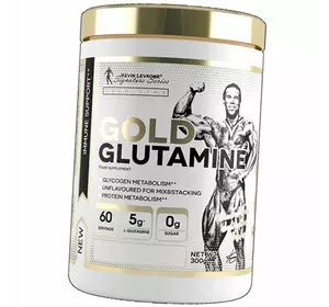 Чистый L-Глютамин в виде порошка, Gold Glutamin, Kevin Levrone  300г (32056002)