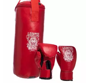 Боксерский набор детский LV-4686 Lev Sport   Красный (37423011)
