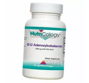 Фолиевая кислота и Аденозилкобаламин, B12 Adenosylcobalamin, Nutricology  60вегледенцов (36373005)