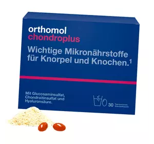 Комплекс для здоровья костей и хрящей, Chondroplus, Orthomol  30пакетов (03605002)