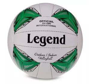 Мяч волейбольный VB-3127 Legend  №5 Бело-зеленый (57430031)