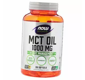 Масло МСТ, MCT Oil 1000, Now Foods  150гелкапс (74128001)