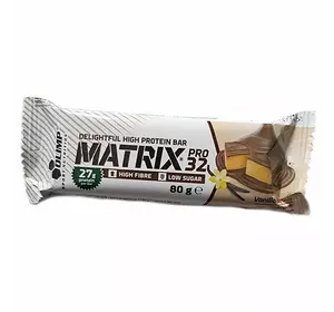 Протеиновый батончик с низким содержанием сахара, Matrix pro 32, Olimp Nutrition  80г Ваниль (14283001)