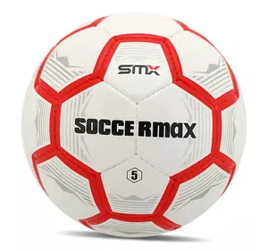 Мяч футбольный FB-5047 Soccermax  №5 Бело-красный (57569016)