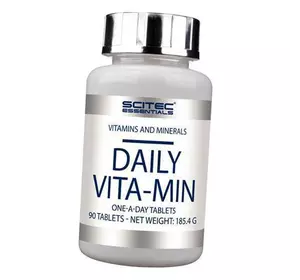 Мультивитаминный комплекс, Daily Vita-Min, Scitec Essentials  90таб (36170009)