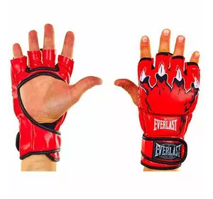 Перчатки для смешанных единоборств MMA BO-3207 Zelart  M Красный (37429086)