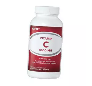 Витамин С, Vitamin C 1000 caplet, GNC  100вегкаплет (36120143)