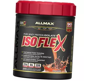 Чистый изолят сывороточного протеина, Isoflex, Allmax Nutrition  425г Шоколад (29134005)