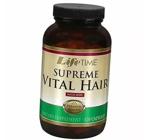 Витамины для волос, Supreme Vital Hair, LifeTime Vitamins  120капс (36502001)