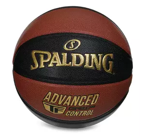 Мяч баскетбольный Advanced TF Control 76872Y Spalding  №7 Оранжево-черный (57484031)