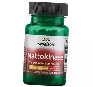 Наттокиназа в капсулах, Nattokinase 2000, Swanson  30капс (72280036)