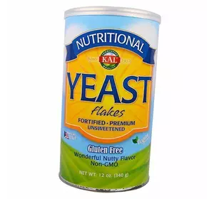 Пищевые дрожжи, мелкие хлопья, Nutritional Yeast Flakes, KAL  340г Орех (72424001)