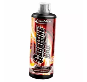 Карнитин для похудения в жидкой форме, L-Carnitine Pro Liquid, IronMaxx  1000мл Манго (02083005)